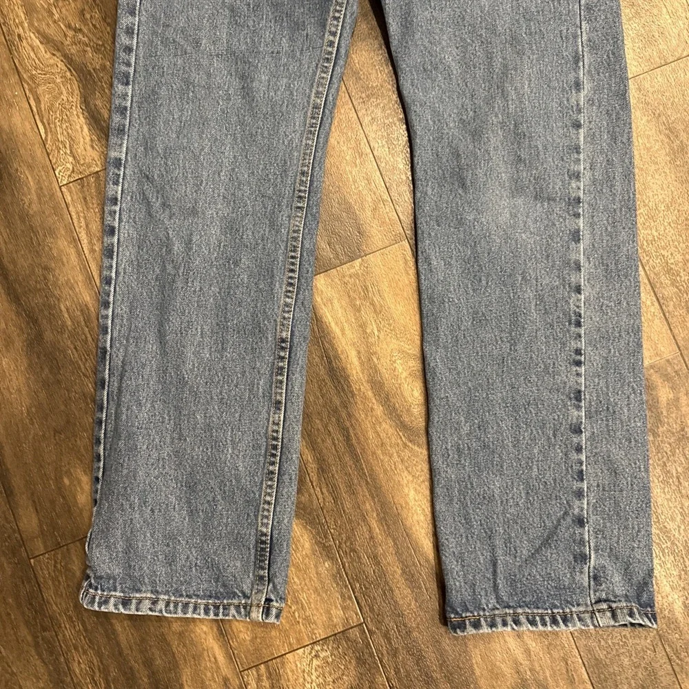 Levi's 505 Medium Wash Denim Jeans Regular Fit Straight Leg Men's Size 30x30